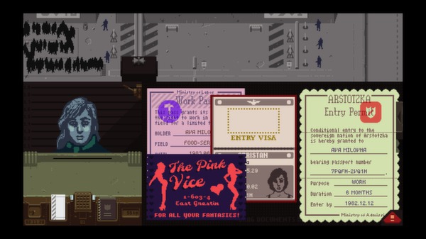 Papers, Please screenshot