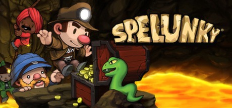 Steam header art for Spelunky