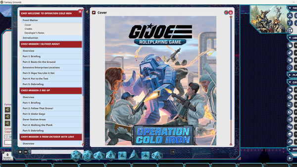 Fantasy Grounds - G.I. JOE Roleplaying Game Operation Cold Iron Adventure