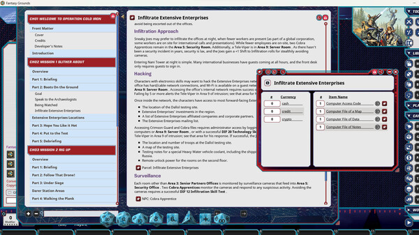 Fantasy Grounds - G.I. JOE Roleplaying Game Operation Cold Iron Adventure