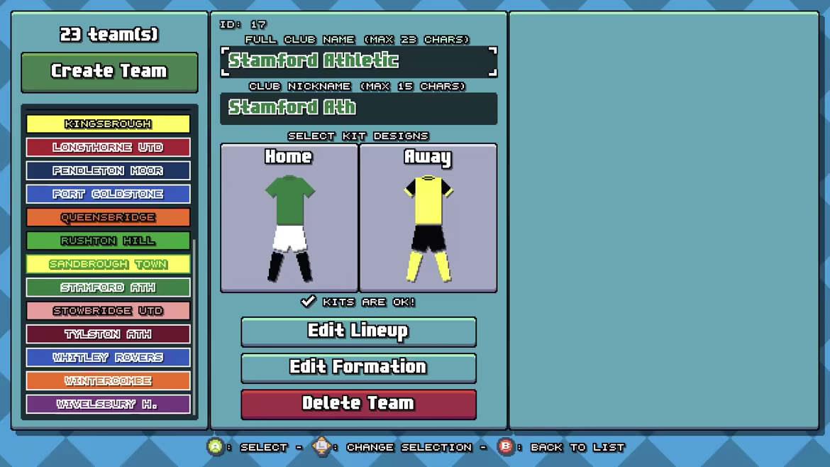 Bang Average Football – Play, Manage, Create video 5