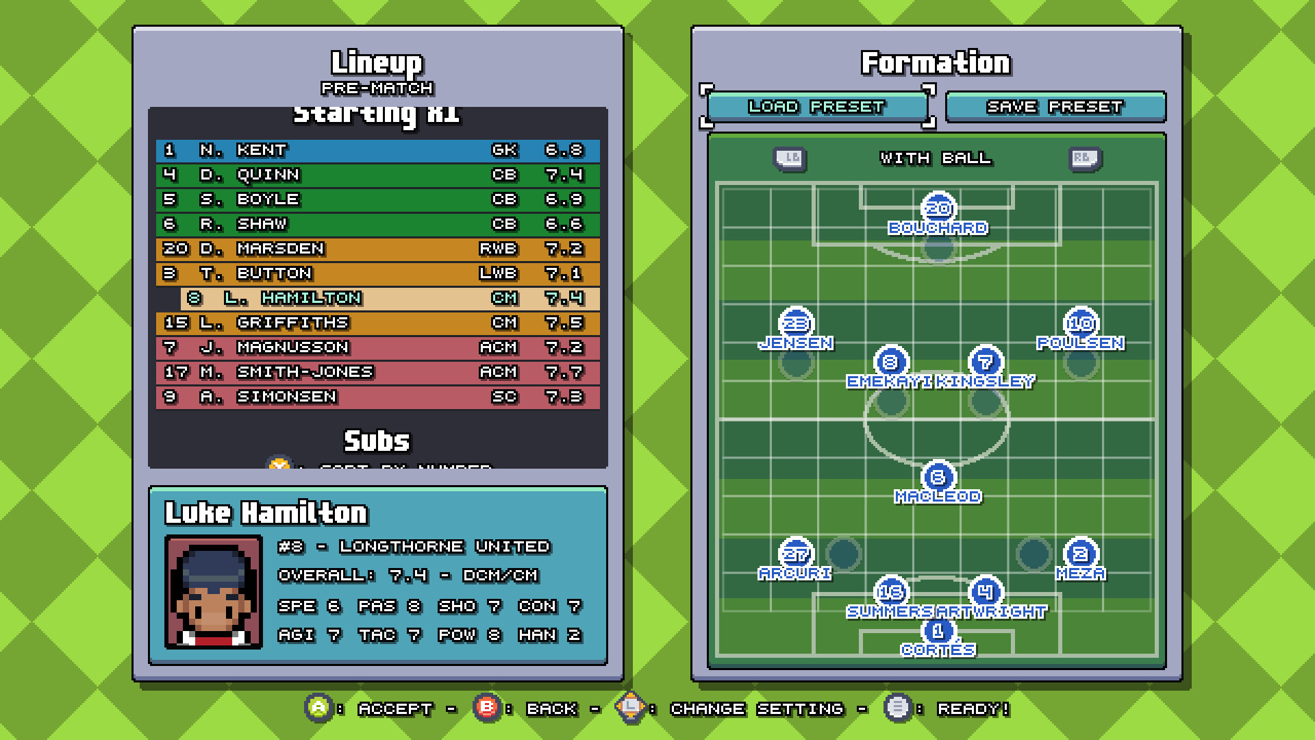 Bang Average Football – Play, Manage, Create screenshot #2