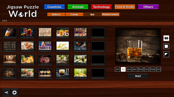 Jigsaw Puzzle World - Bar Drinks