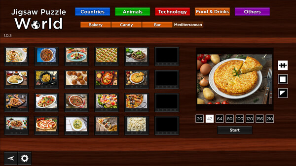 Jigsaw Puzzle World - Mediterranean Food
