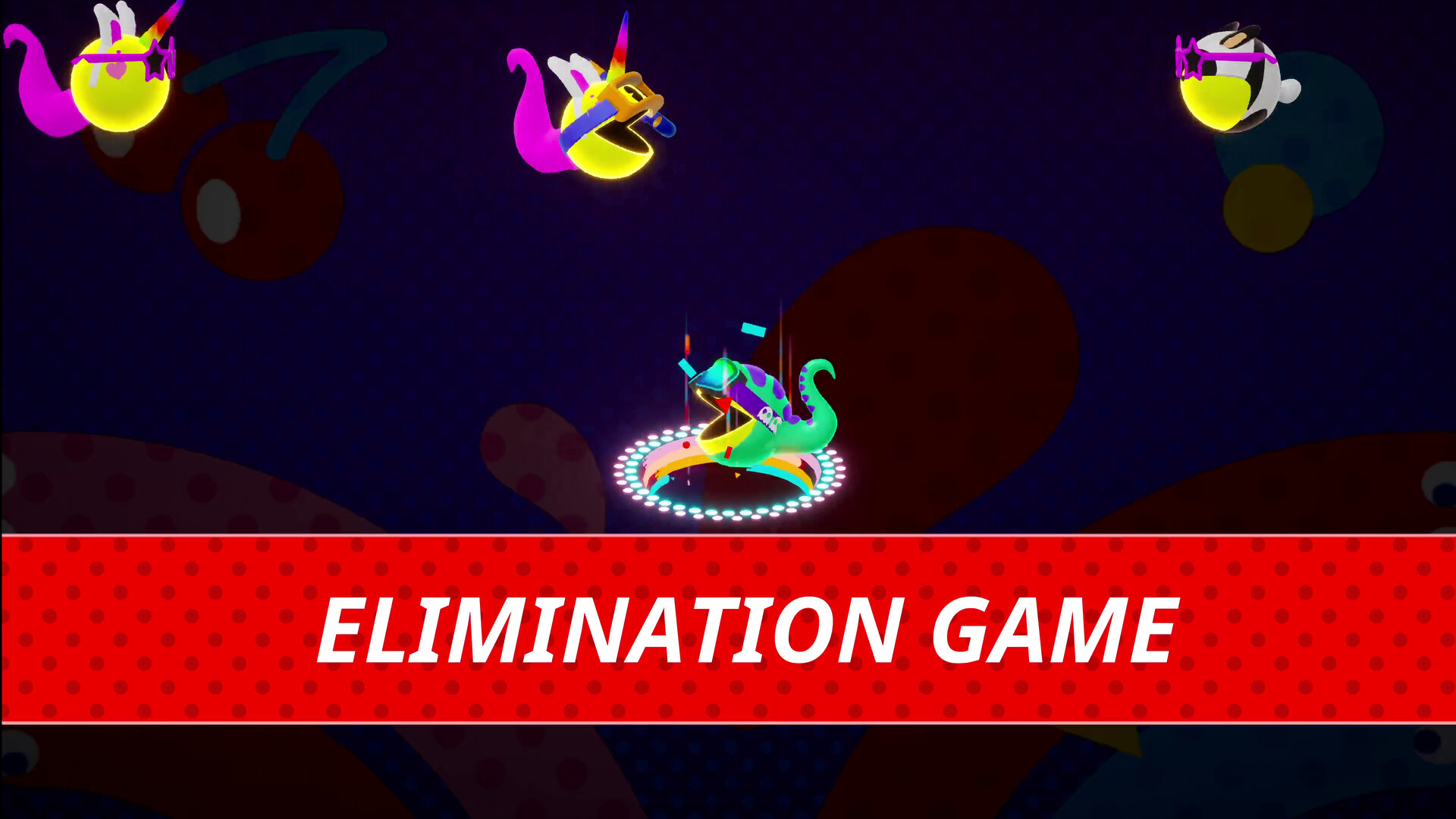PAC-MAN Mega Tunnel Battle: Chomp Champs - Lunar Animals PAC Featured Screenshot #1
