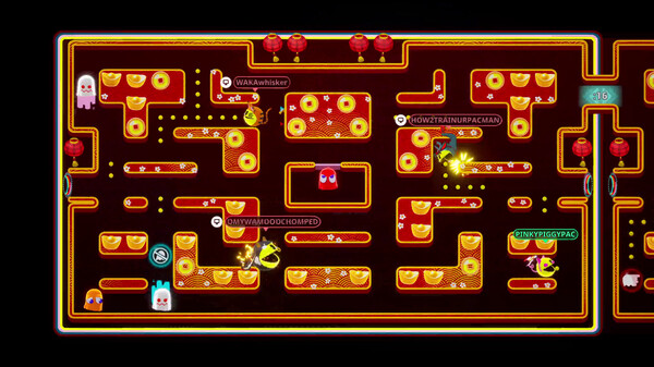 PAC-MAN Mega Tunnel Battle: Chomp Champs - Lunar Animals PAC screenshot 5