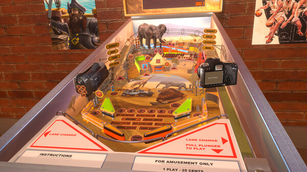 Screenshot z Safari Pinball