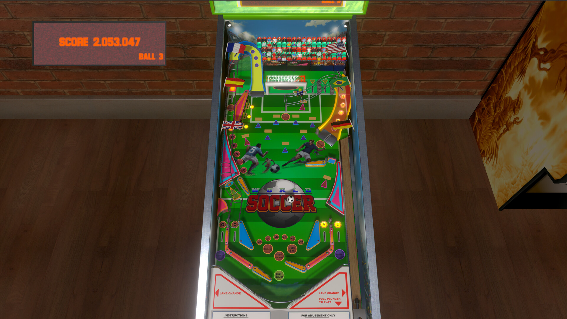 #6. World Soccer Pinball (Steam) 由: Super PowerUp Games