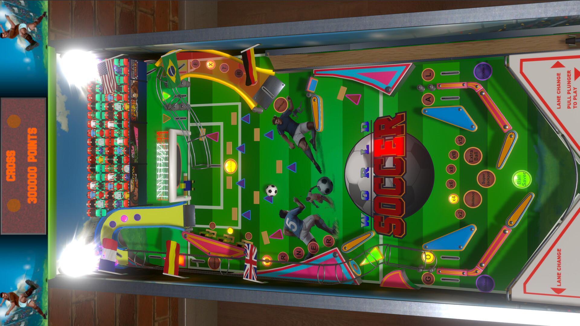 #9. World Soccer Pinball (Steam) 由: Super PowerUp Games