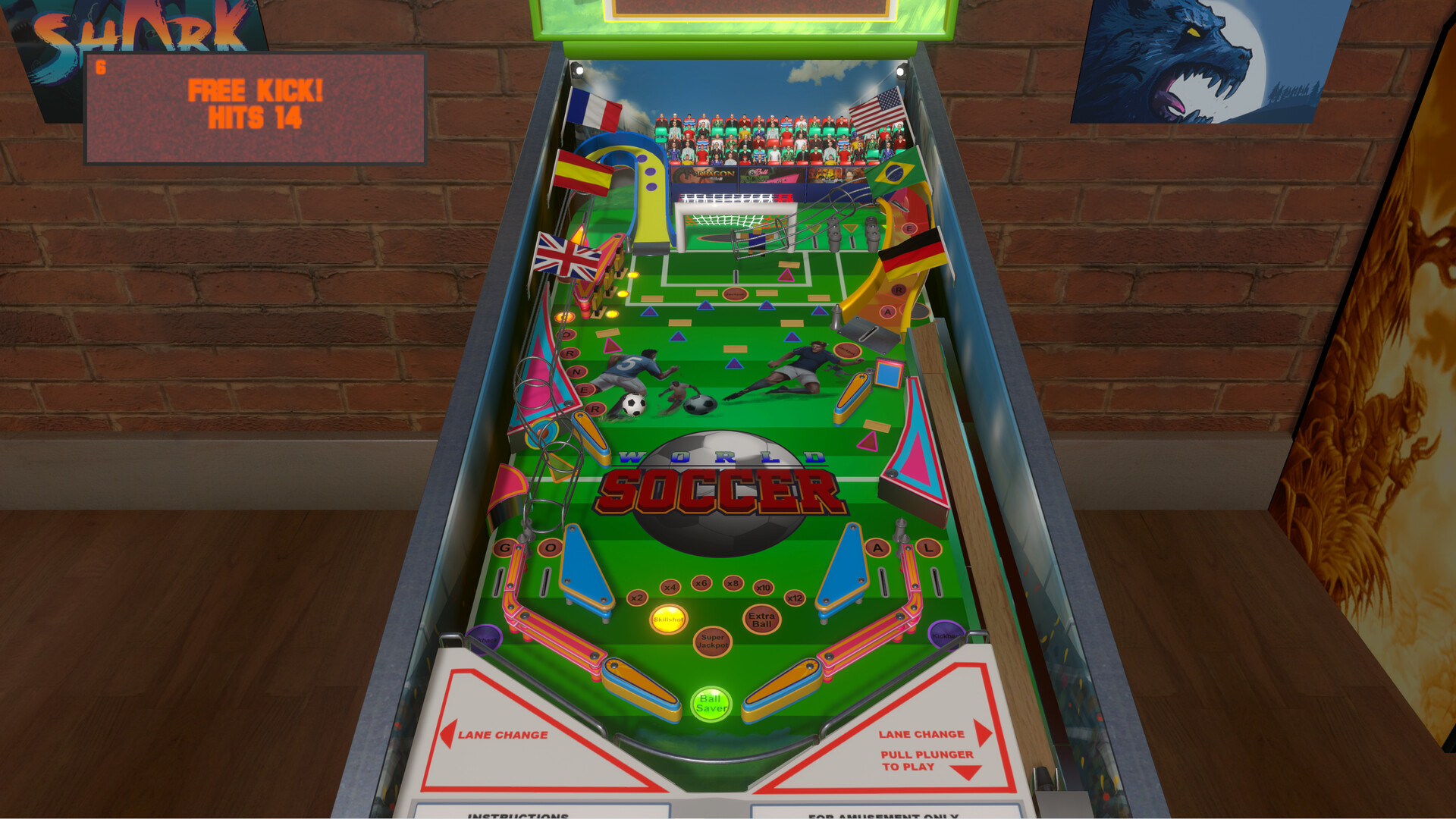 #5. World Soccer Pinball (Steam) 由: Super PowerUp Games