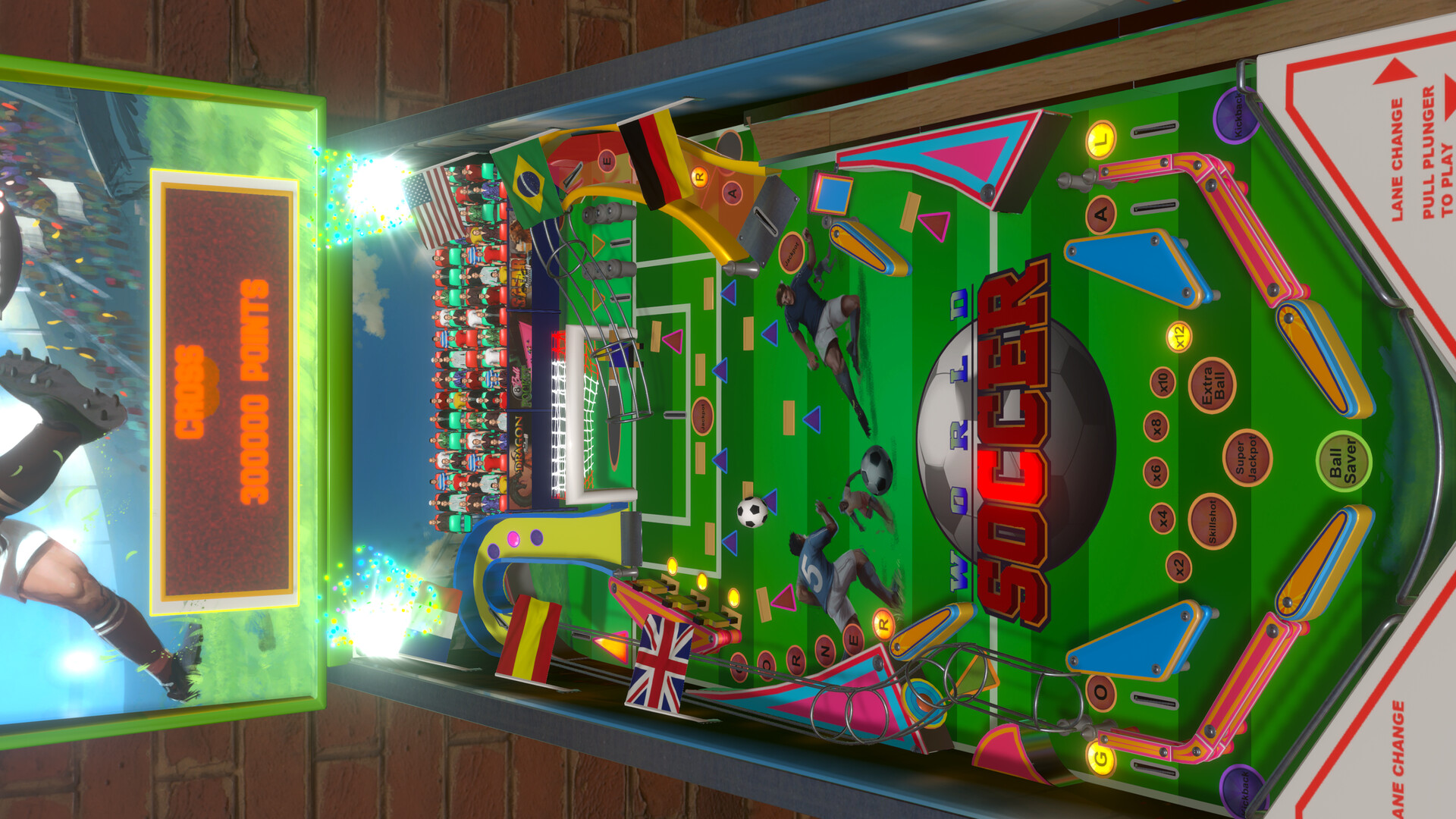#8. World Soccer Pinball (Steam) 由: Super PowerUp Games