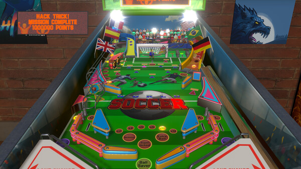 Screenshot z World Soccer Pinball