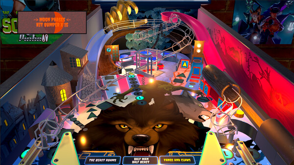 Screenshot z Werewolf Pinball
