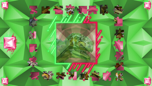 Скриншот 3 из игры Poly Jigsaw: Dinosaurs