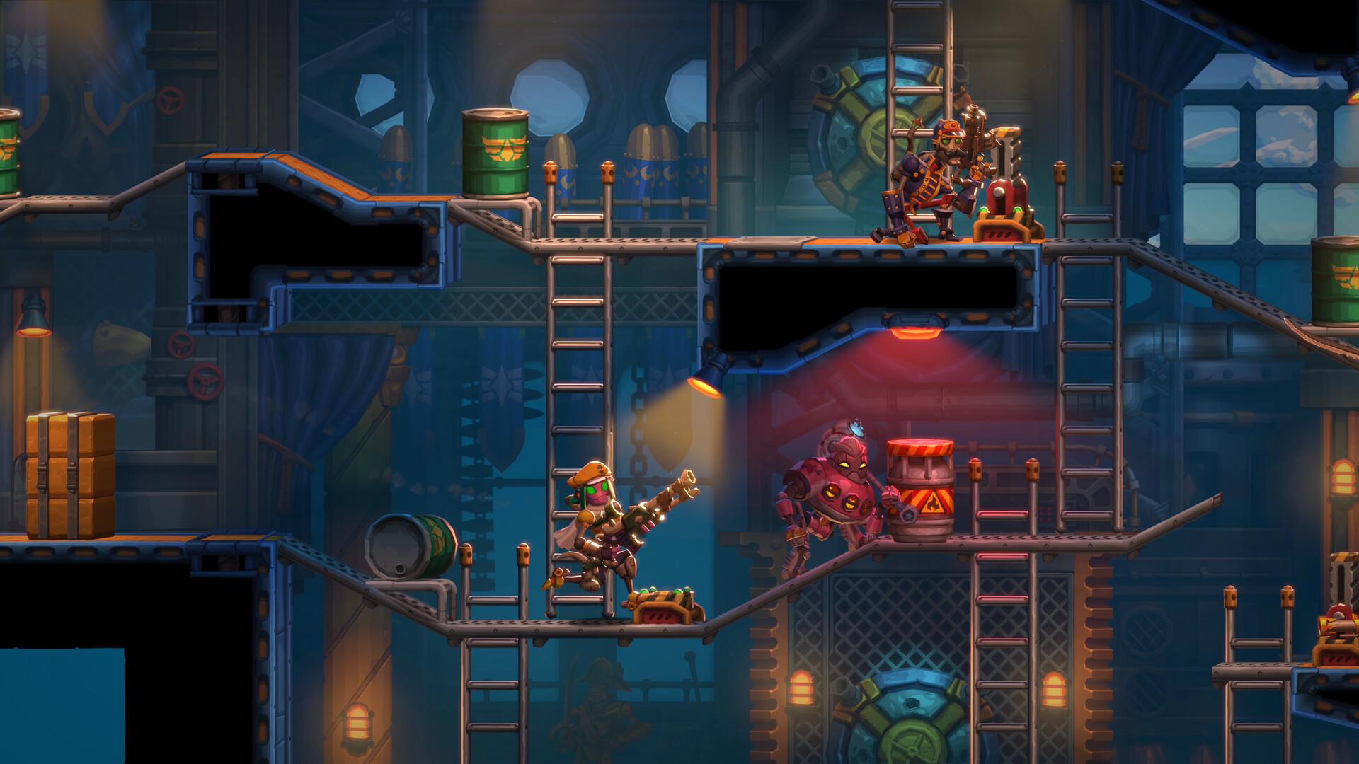 screenshot of SteamWorld Heist II 1