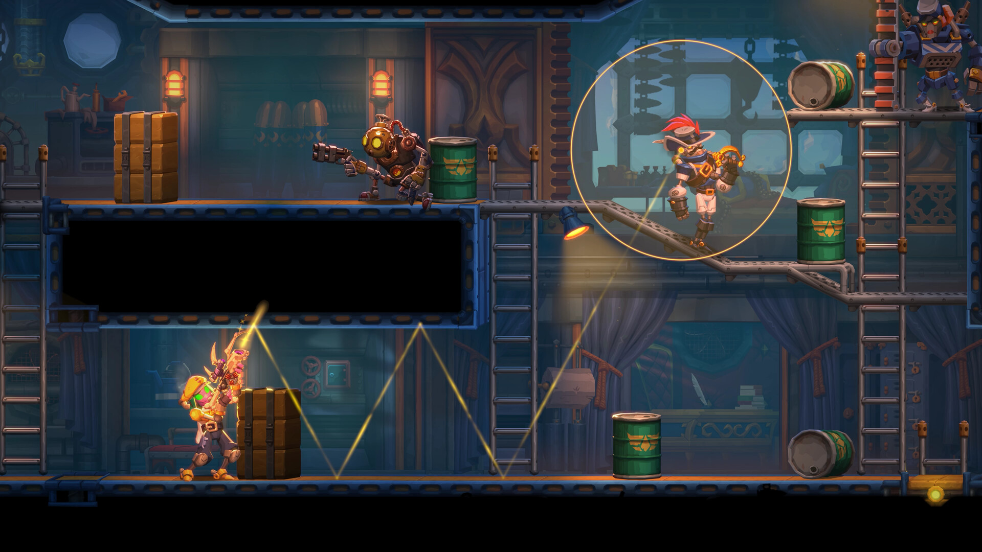 screenshot of SteamWorld Heist II 3