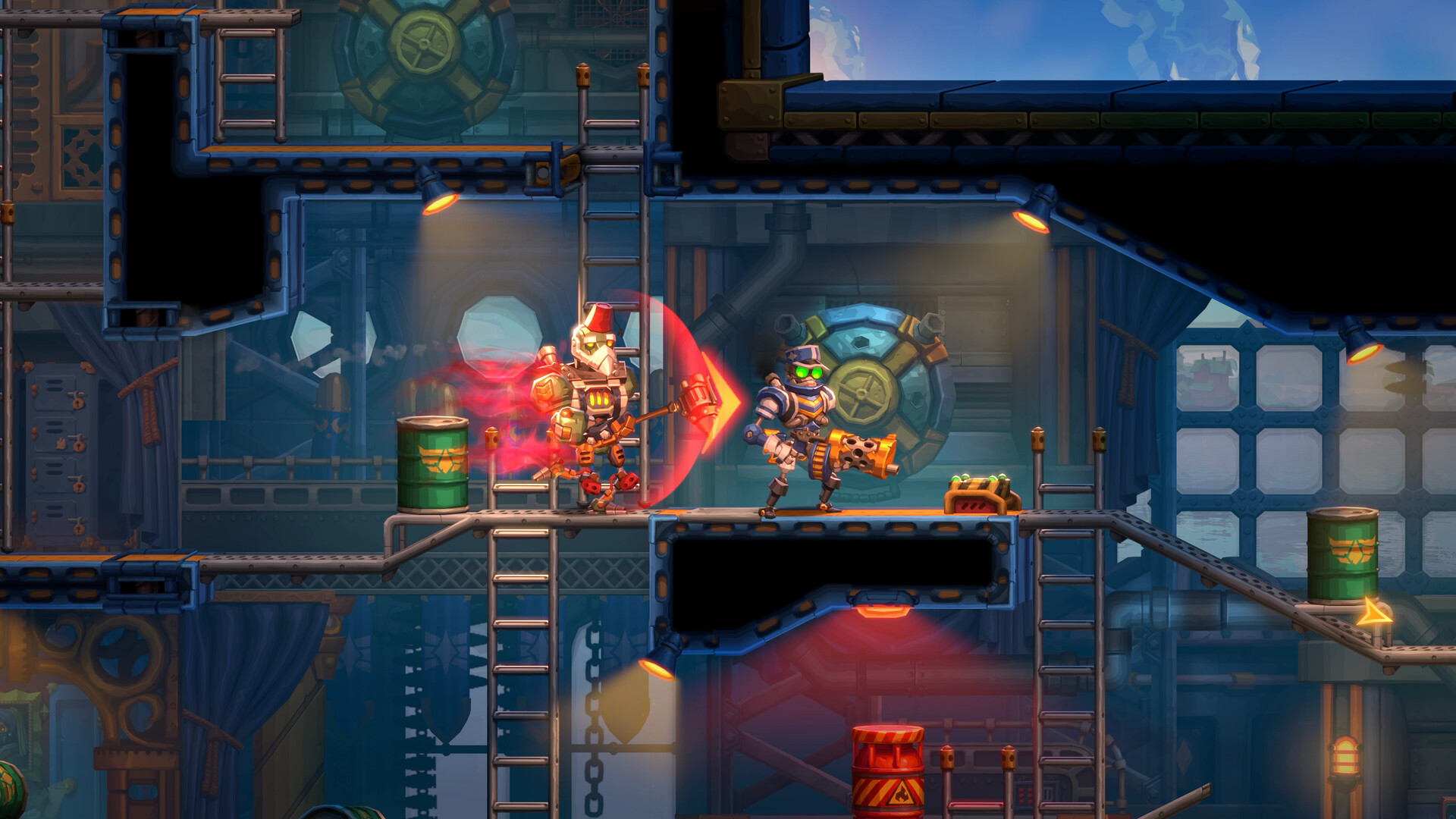 screenshot of SteamWorld Heist II 8