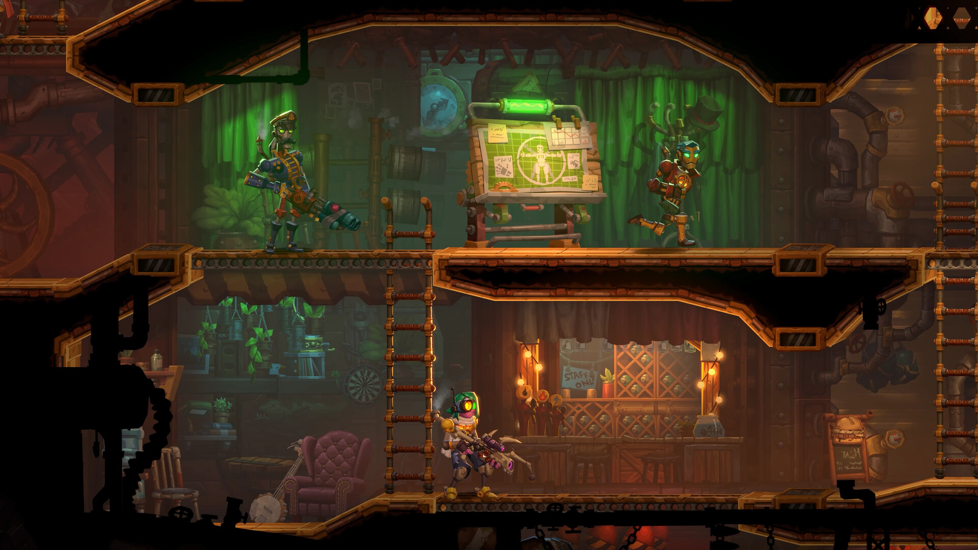 screenshot of SteamWorld Heist II 4