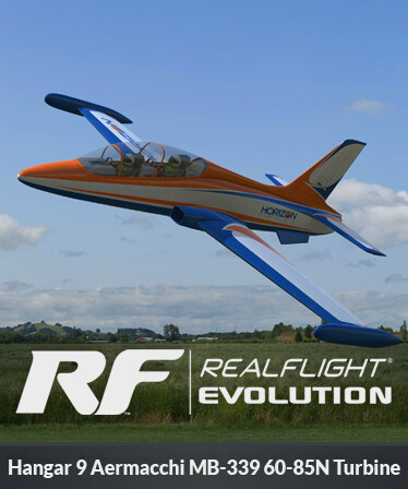 RealFlight Evolution - Hangar 9 Aermacchi MB-339 60-85N Turbine