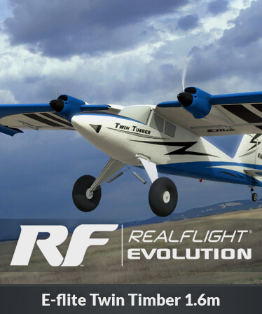 RealFlight Evolution - E-flite Twin Timber 1.6m