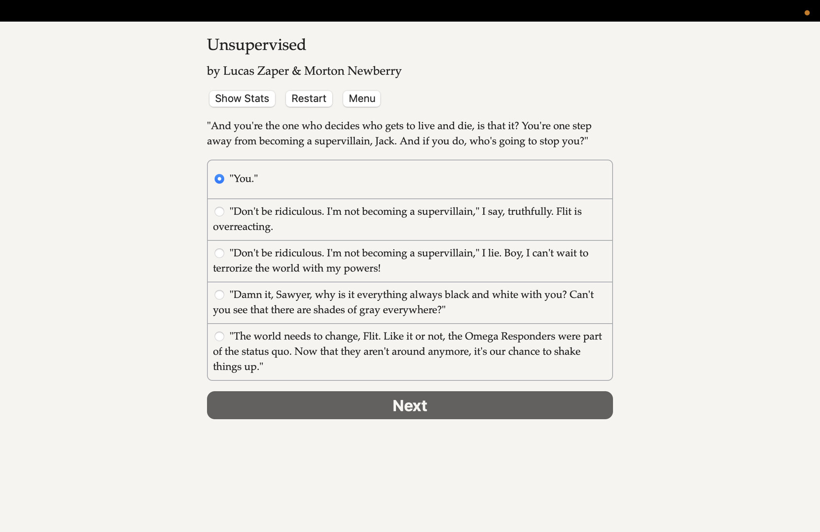 Unsupervised