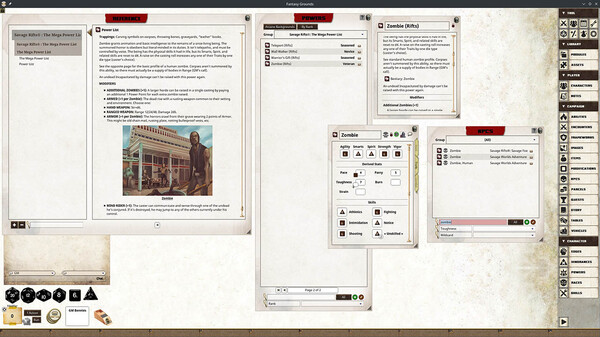Fantasy Grounds - Rifts(R) for Savage Worlds Mega Power List