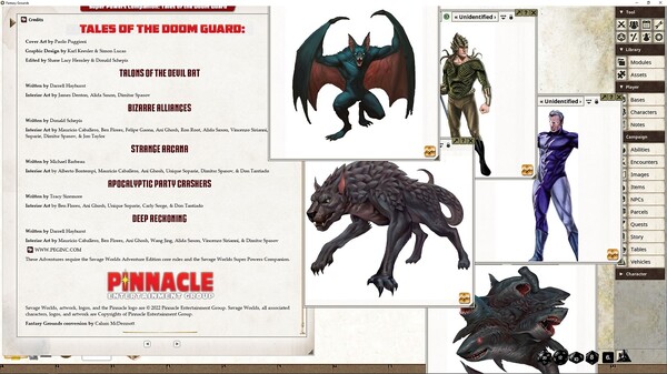 Fantasy Grounds - Super Powers Companion: Tales of the Doom Guard