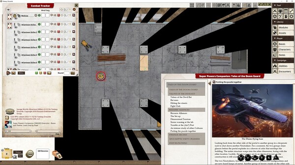 Fantasy Grounds - Super Powers Companion: Tales of the Doom Guard