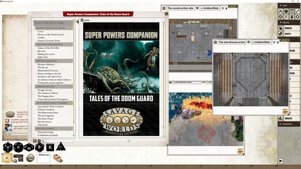 Fantasy Grounds - Super Powers Companion: Tales of the Doom Guard