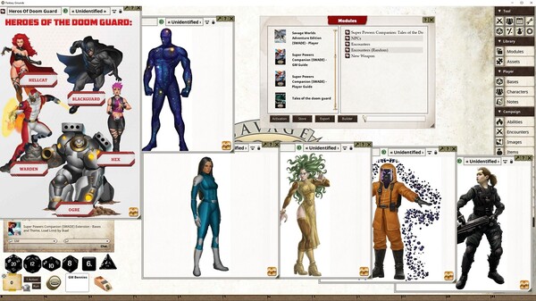 Fantasy Grounds - Super Powers Companion: Tales of the Doom Guard