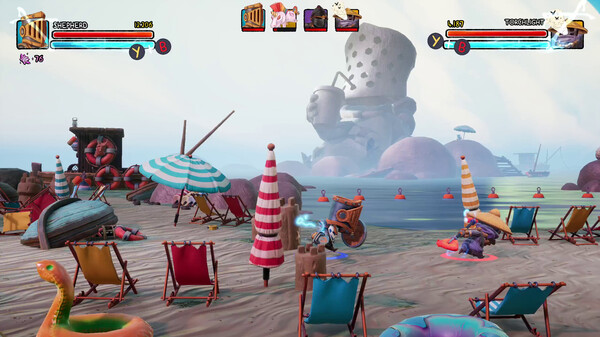 Screenshot of Big Helmet Heroes