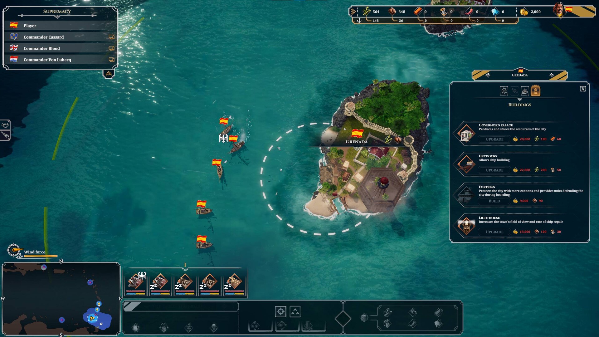 Corsairs - Battle of the Caribbean screenshot 1