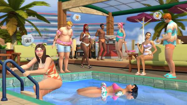 The Sims™ 4 Poolside Splash Kit