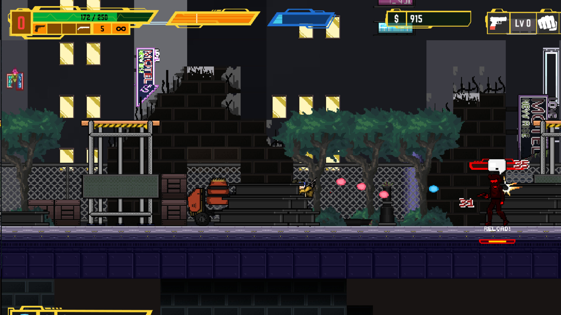 Screenshot 3 from Bail Force: Cyberpunk Bounty Hunters