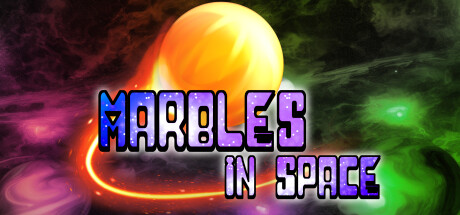 Marbles in space banner