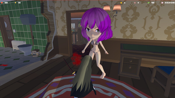 Screenshot z Angry Waifu