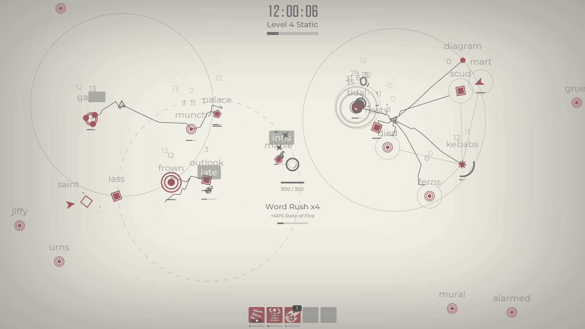 Glyphica: Typing Survival – Screenshot 2