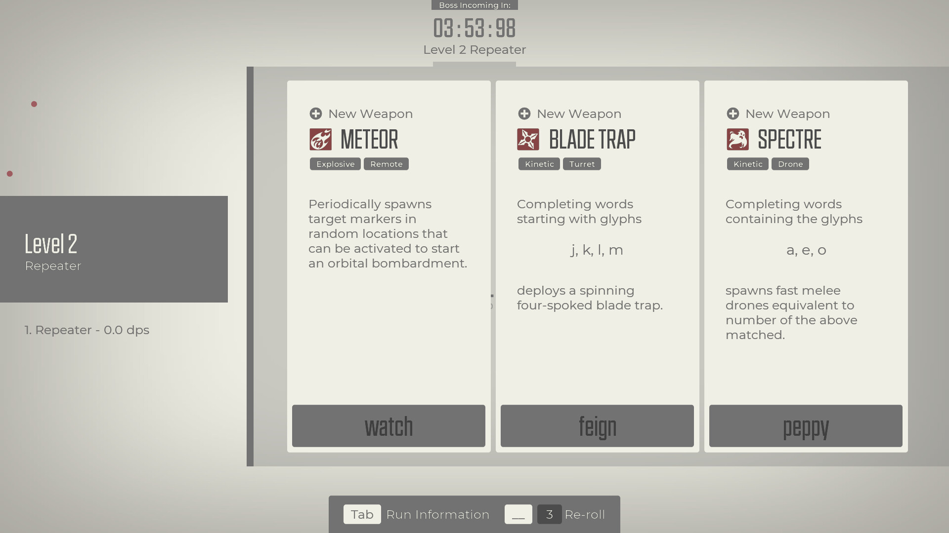 Glyphica: Typing Survival – Screenshot 5