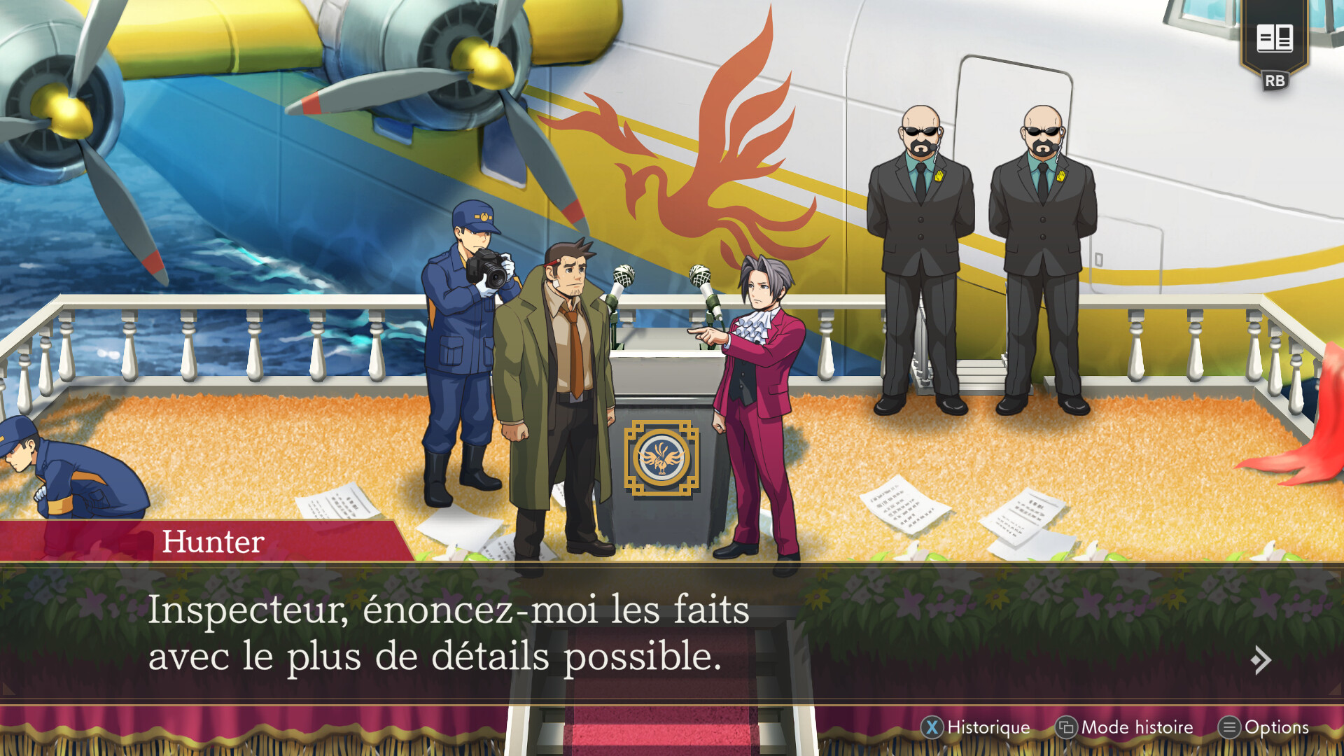 Screenshot Ace Attorney Investigations Collection