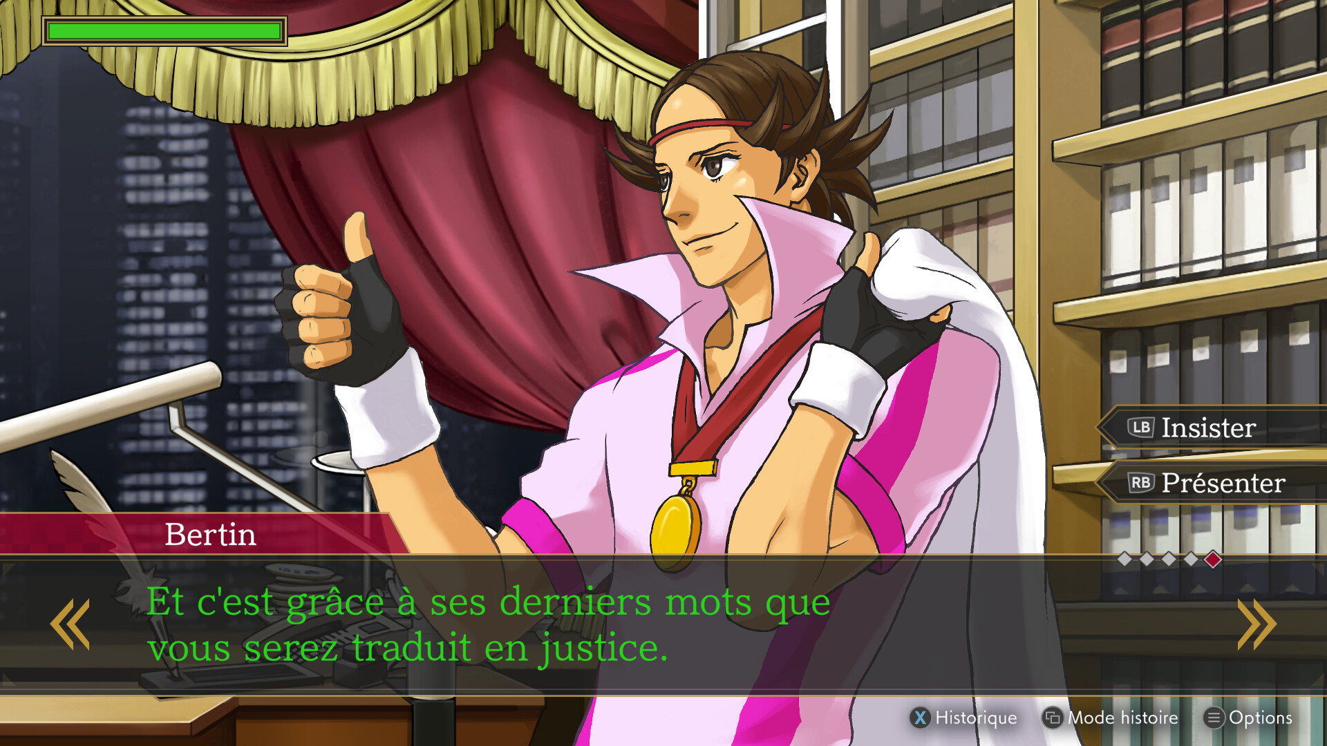 Screenshot Ace Attorney Investigations Collection