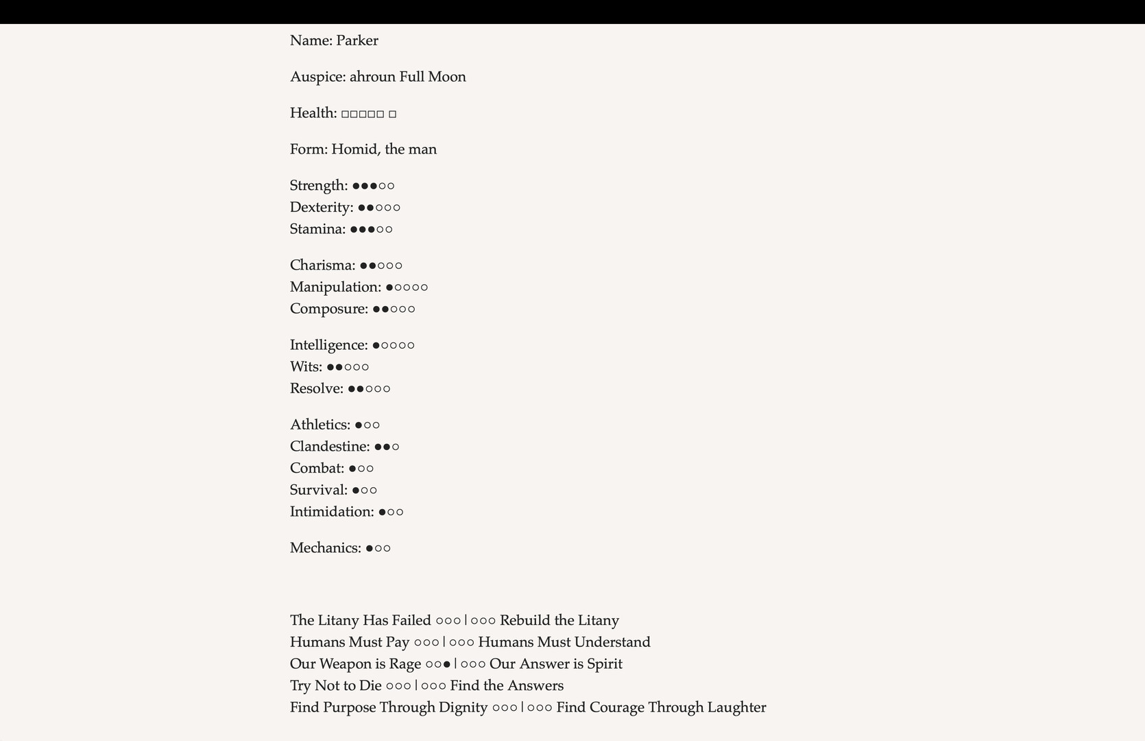 Werewolf: The Apocalypse — The Book of Hungry Names screenshot #5