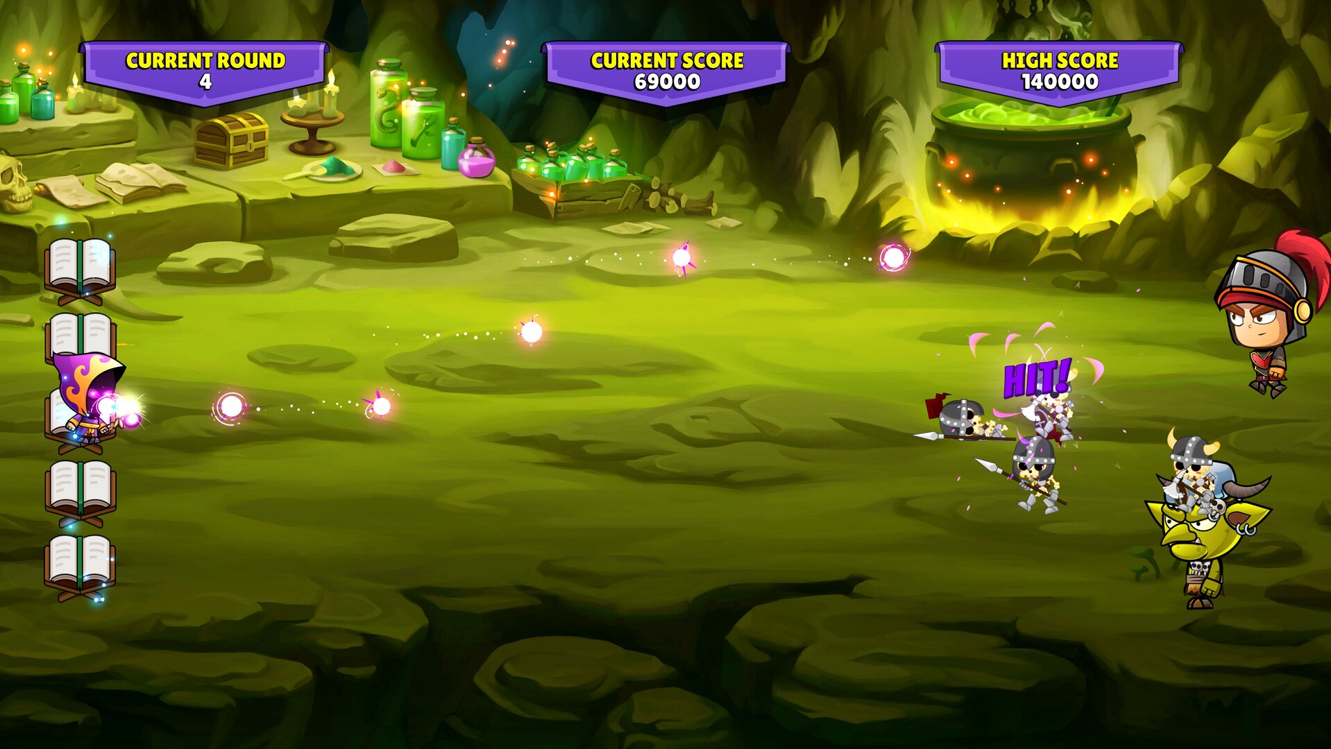 #3. Not In My Cave (Steam) Podle: Tom's Feral Cat Games