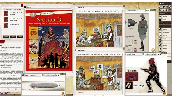 Fantasy Grounds - The Secret Files of Section D