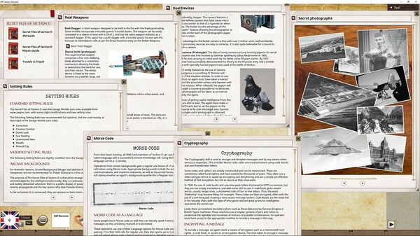 Fantasy Grounds - The Secret Files of Section D