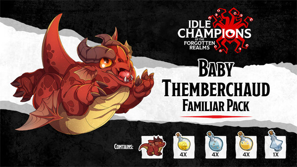 Idle Champions - Baby Themberchaud Familiar Pack