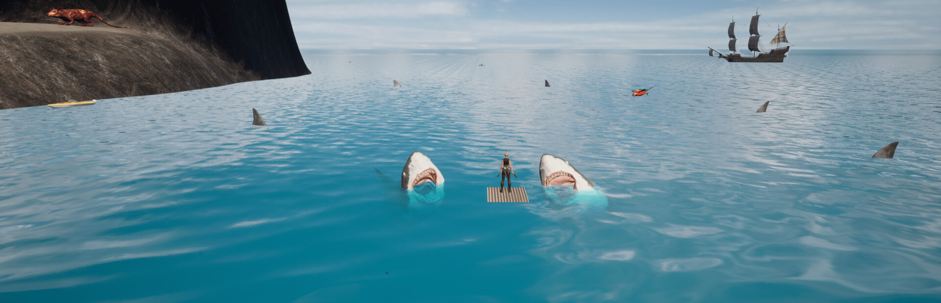 Flying Carpets Over Shark Infested Waters