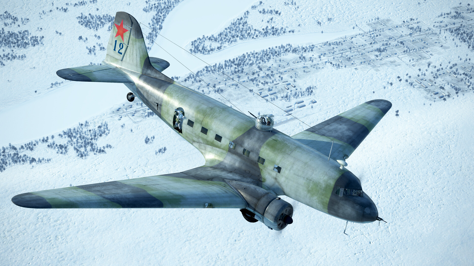 IL-2 Sturmovik: Lisunov Li-2 Collector Plane Featured Screenshot #1