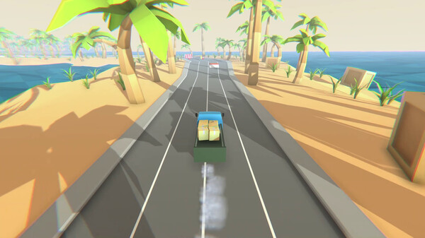 Screenshot z Cargo Truck Racer