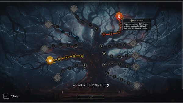 Screenshot z Darkblade Ascent