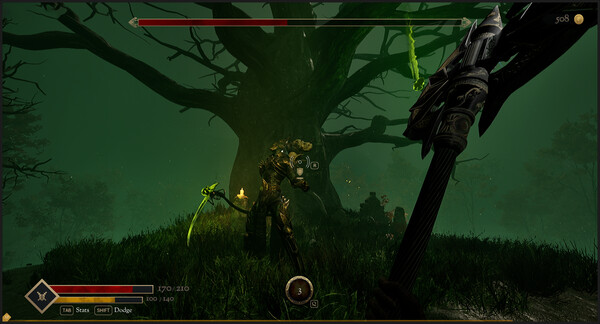 Screenshot z Darkblade Ascent